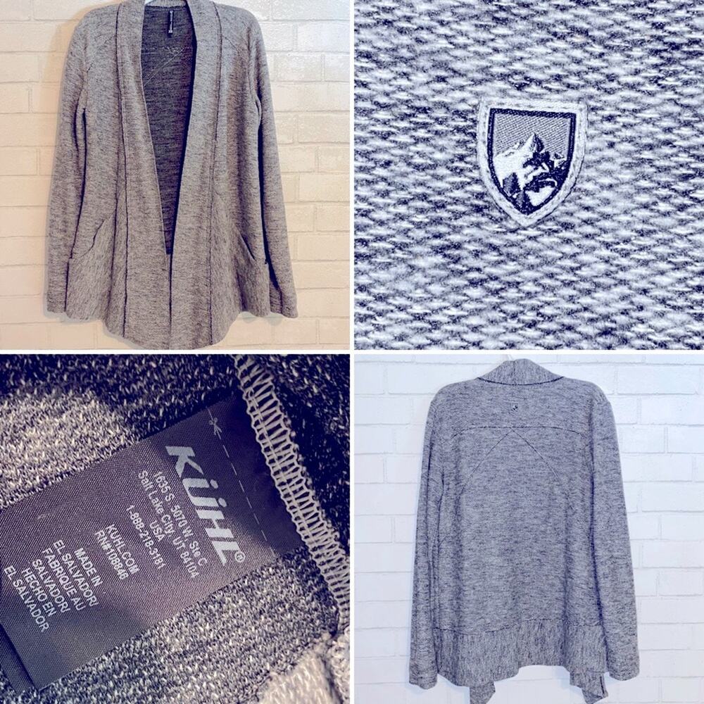 Women’s $90 Kuhl Nova Wrap Cardigan in Ash XS EUC